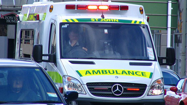 Ambulance in emergency New Zealand